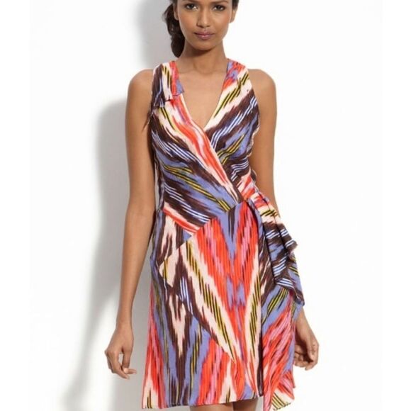 Nanette Lepore Go Getter 100% Silk Dress 4 - Picture 2 of 11